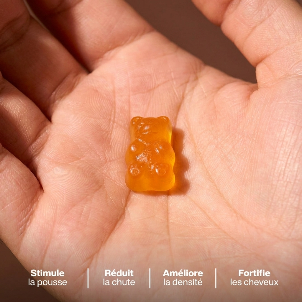 Favorisez visiblement la pousse de cheveux en 30 jours - Gummies Elyssea